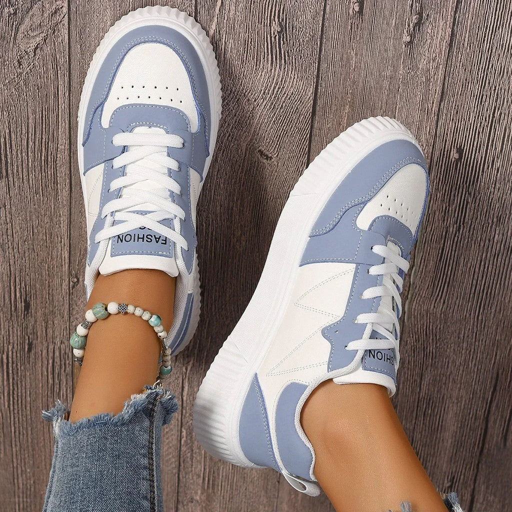 Thick Bottom Lightweight Student Casual Sports Skate Shoes - VAleG