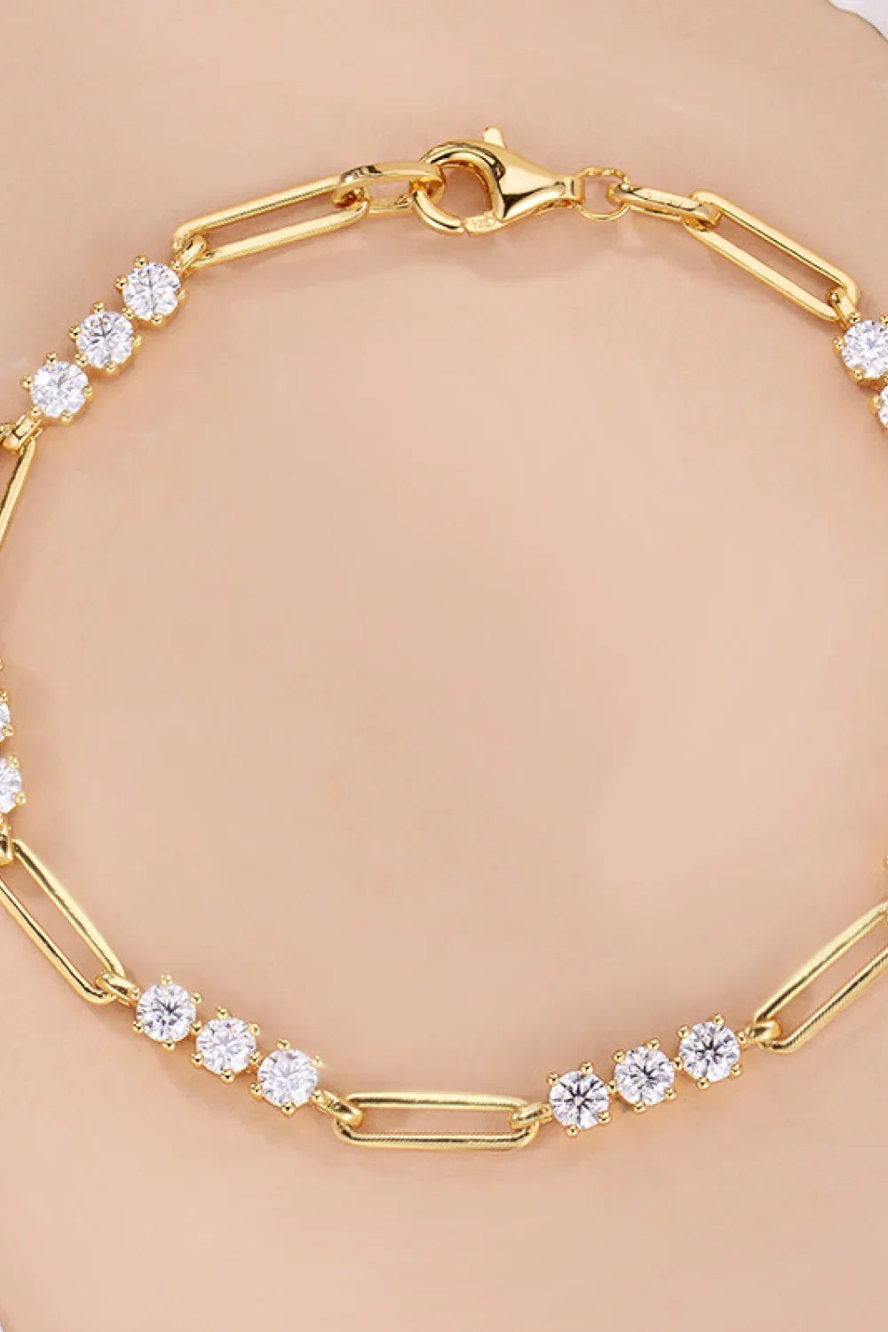 1.8 Carat Moissanite 925 Sterling Silver Bracelet - VAleG