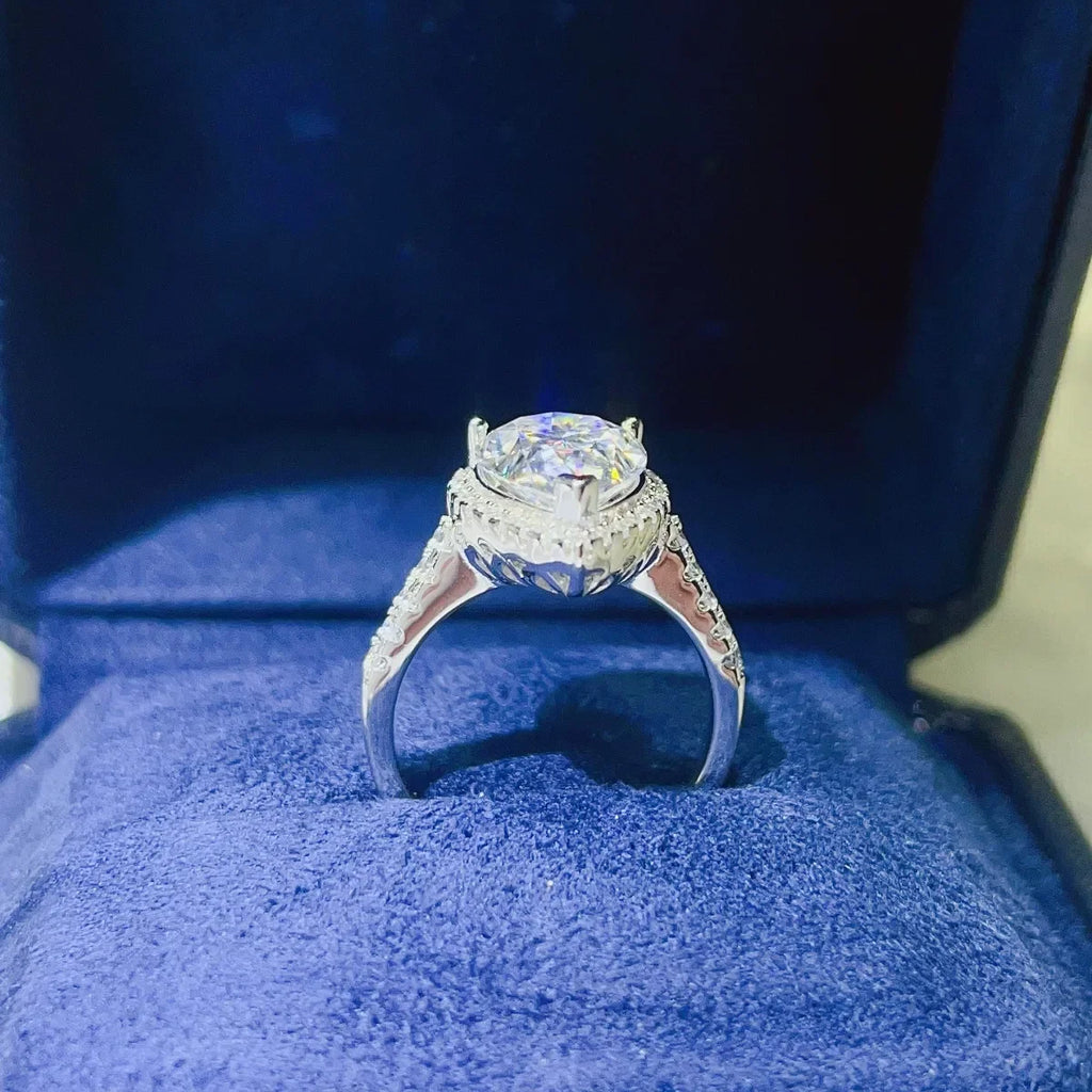 2 Carat Moissanite 925 Sterling Silver Ring - VAleG
