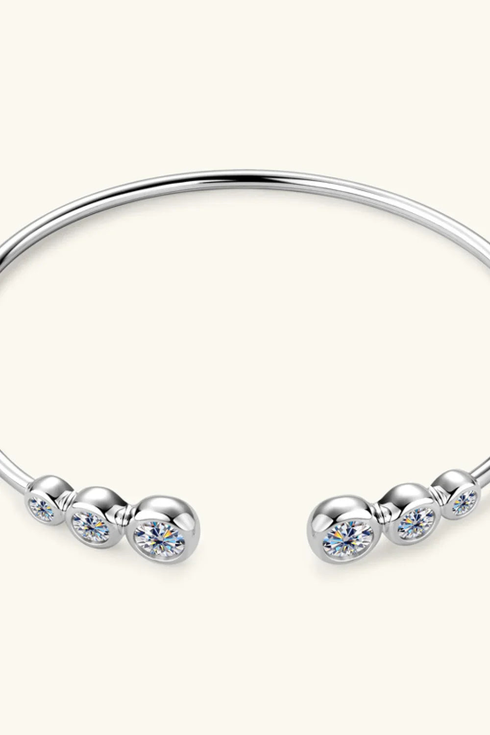 1.8 Carat Moissanite 925 Sterling Silver Bracelet - VAleG