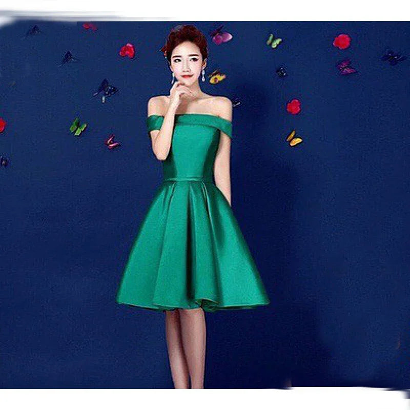 Bridesmaid Annual Party Etiquette Short Dress - VAleG