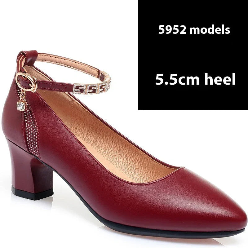 Women's Fashion Soft Bottom All-matching High Heels - VAleG