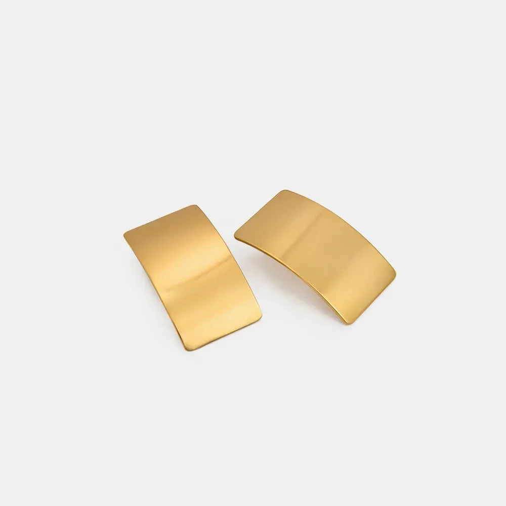 Stainless Steel Rectangle Earring - VAleG