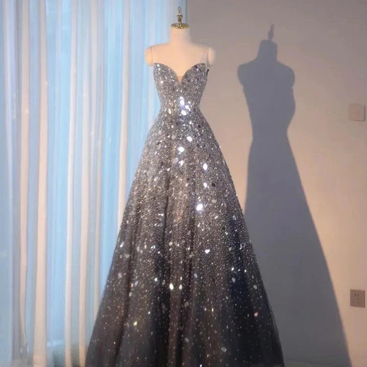Blue Heavy Industry Wedding Evening Dress - VAleG