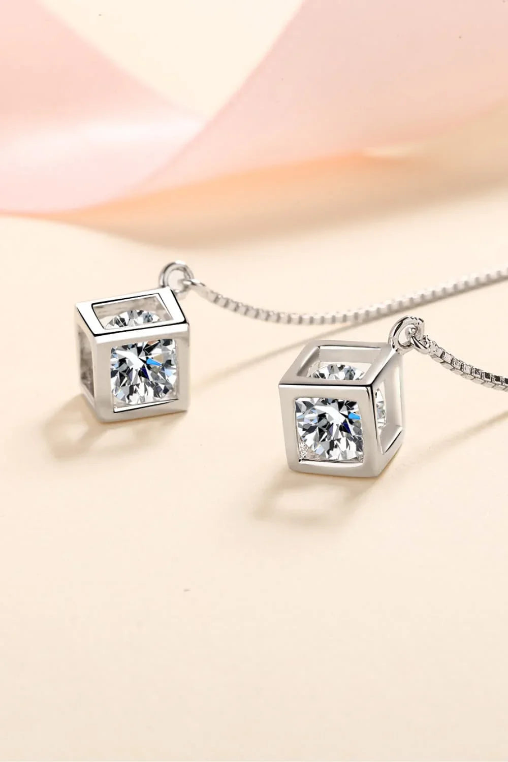 2 Carat Moissanite 925 Sterling Silver Threader Earrings - VAleG