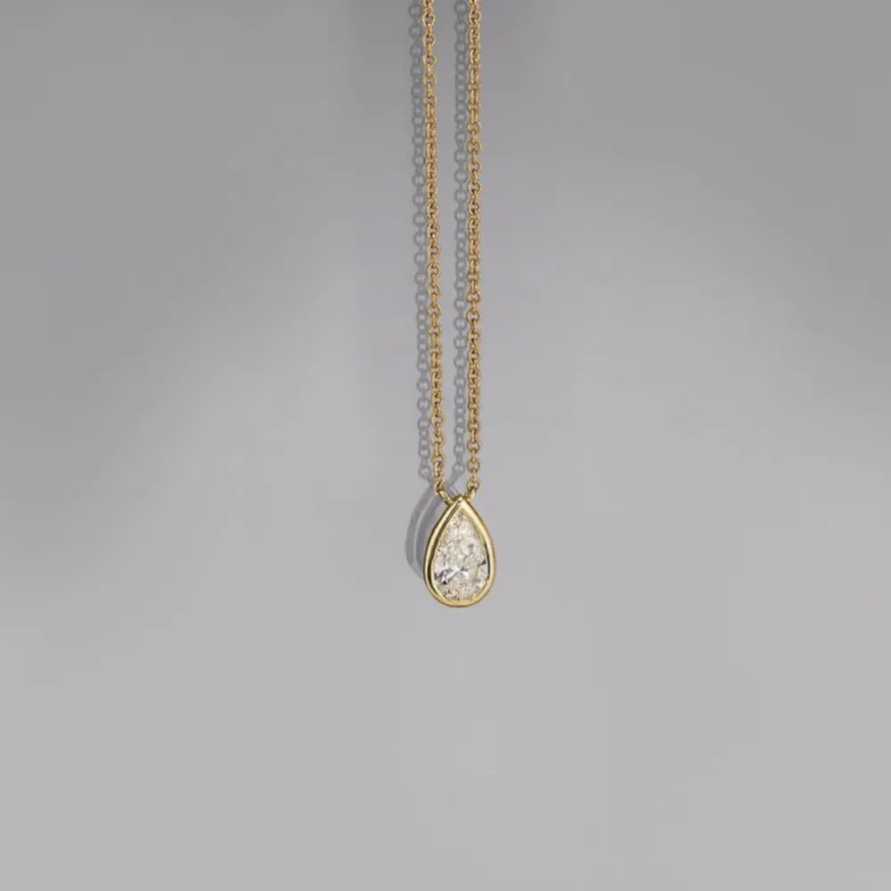 18K Gold-Plated Stainless Steel Pendant Necklace - VAleG