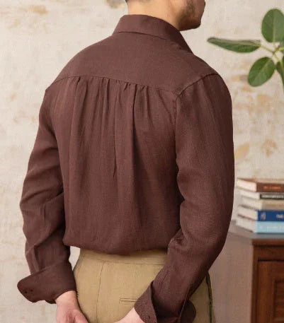 Breathable Casual Light Thin-piece Collar Shirt - VAleG