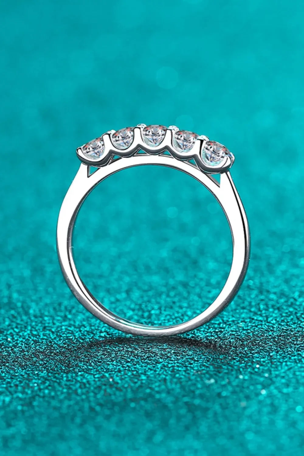 925 Sterling Silver Moissanite Ring - VAleG