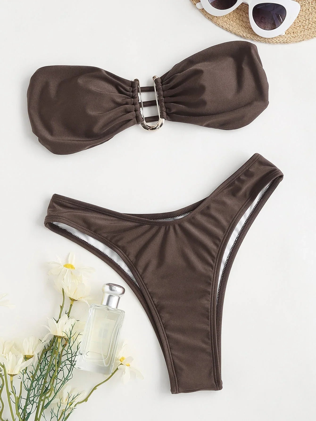 Swimsuit U Shape V Iron Swimsuit Bikini - VAleG