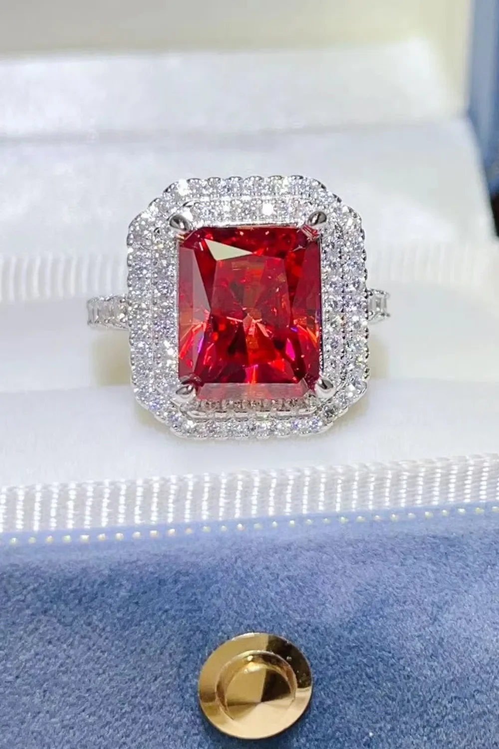 2 Carat Moissanite 925 Sterling Silver Ring - VAleG