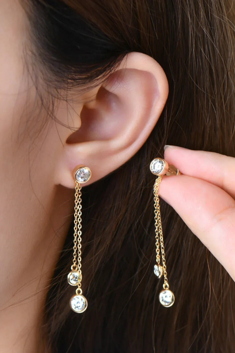 2.6 Carat Moissanite 925 Sterling Silver Earrings - VAleG