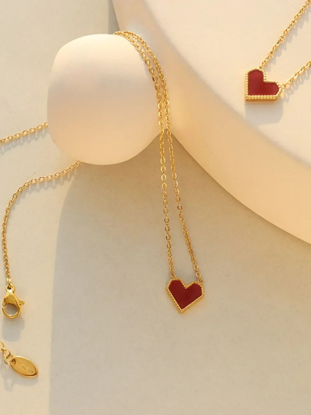 Titanium Steel Heart Necklace - VAleG