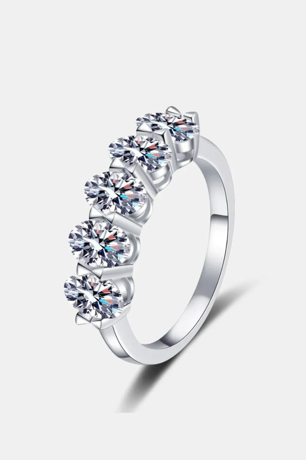 2.5 Carat Moissanite 925 Sterling Silver Ring - VAleG