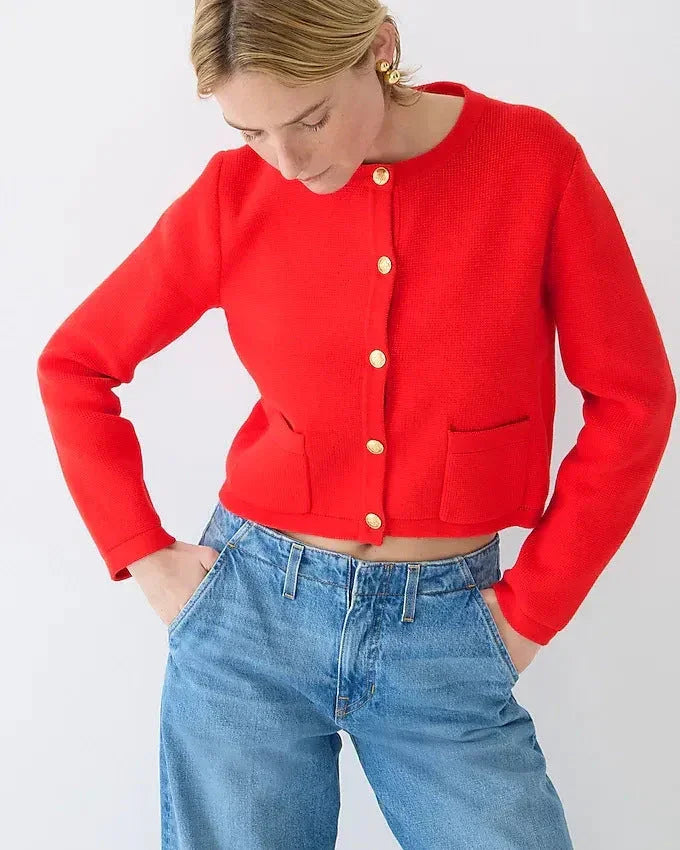 New Women's Fashion Personalized Striped Jacket - VAleG