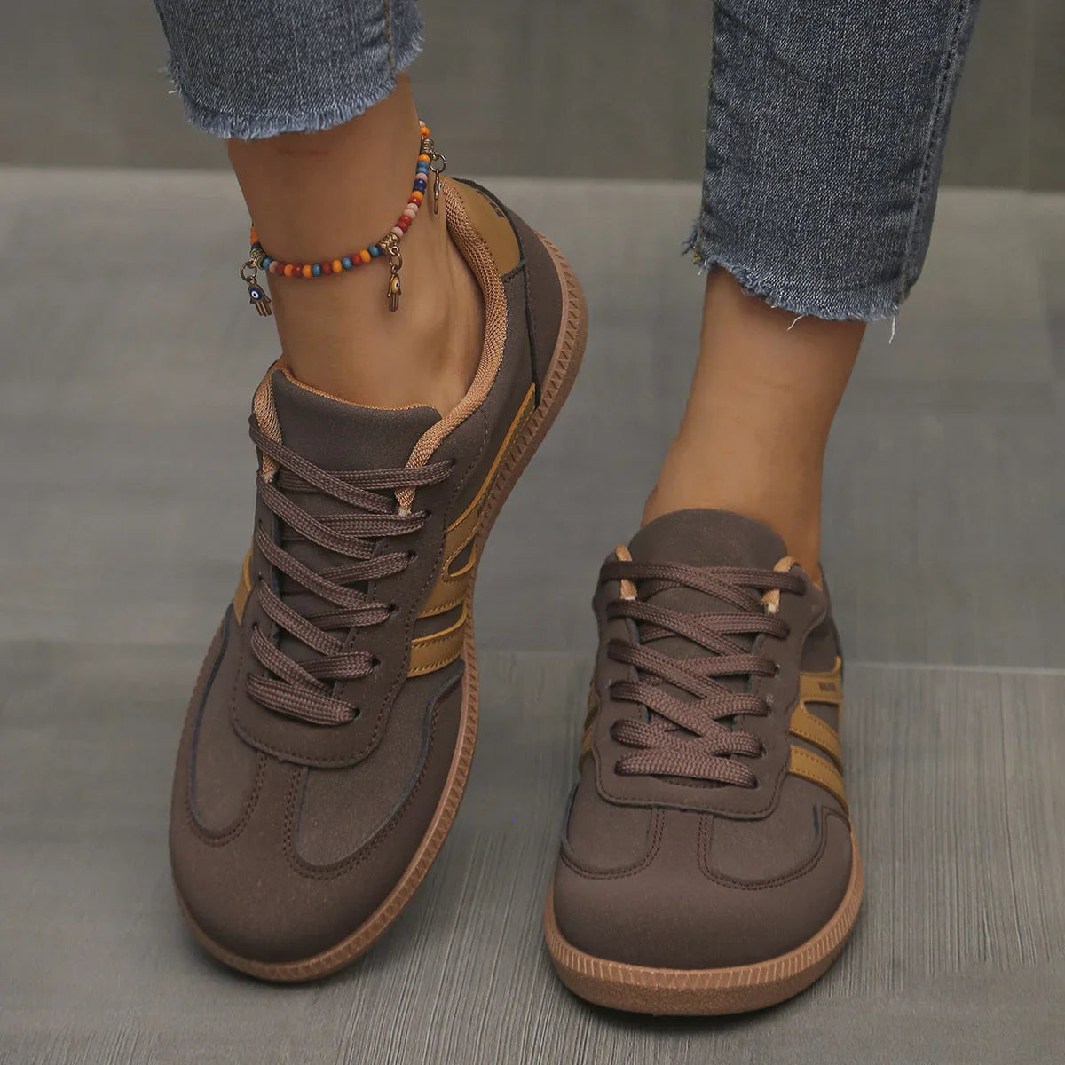Women's Plus Size German Training Shoes Sneaker - VAleG
