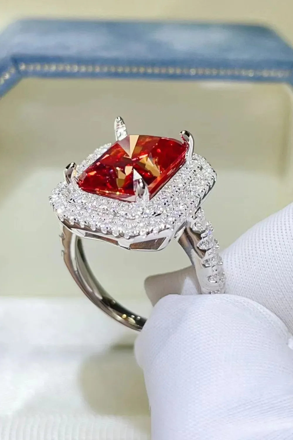 2 Carat Moissanite 925 Sterling Silver Ring - VAleG