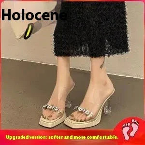French Rhinestones With Clear Crystal And Slippers - VAleG