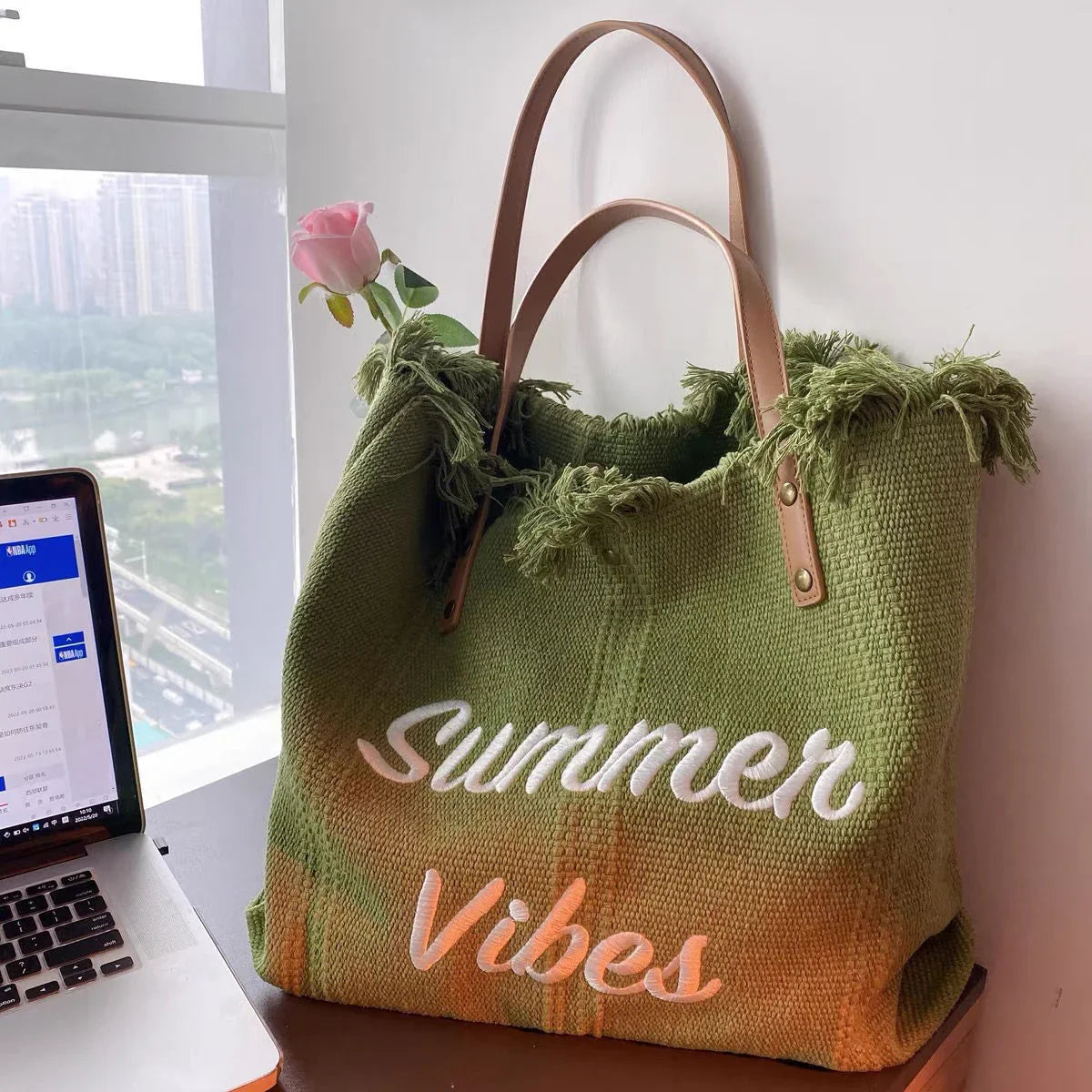 Beach Bag Travel Tote Fashion - VAleG