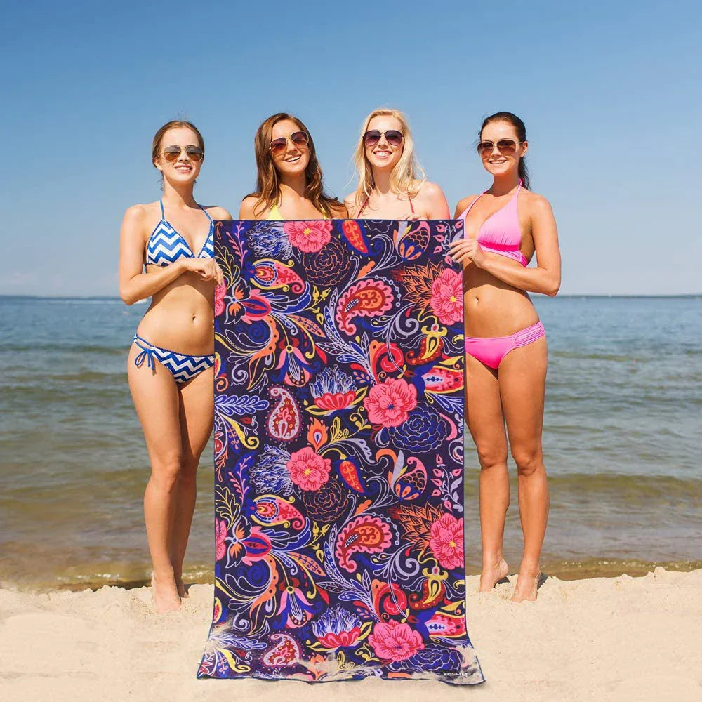 Fashion Microfiber Digital Print Beach Towel - VAleG