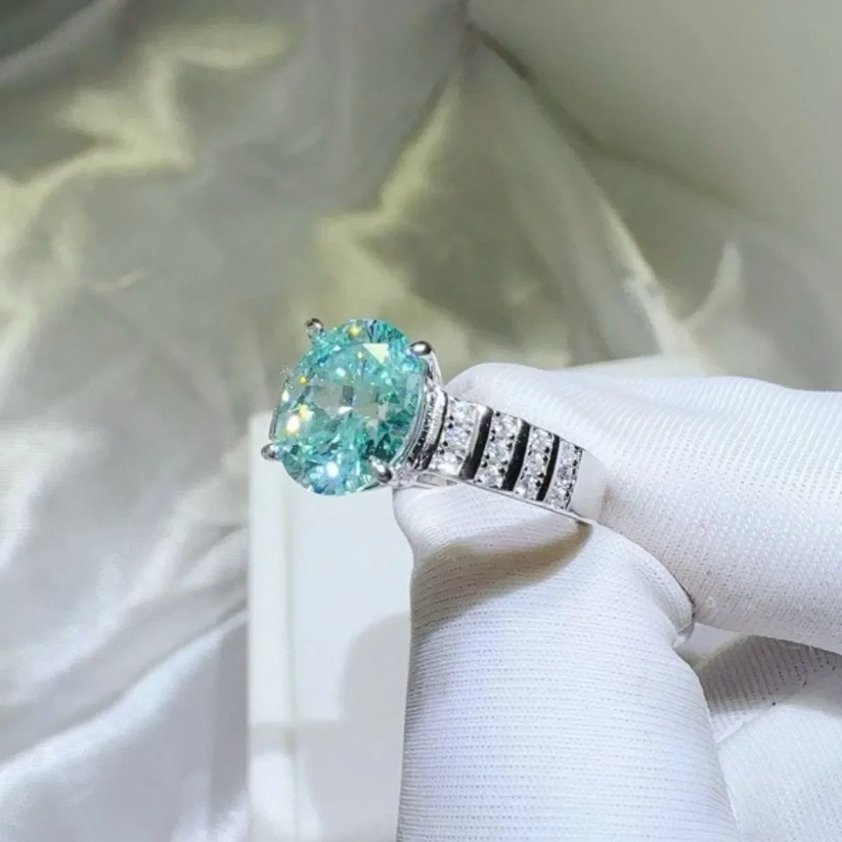 2 Carat Moissanite 925 Sterling Silver Ring - VAleG