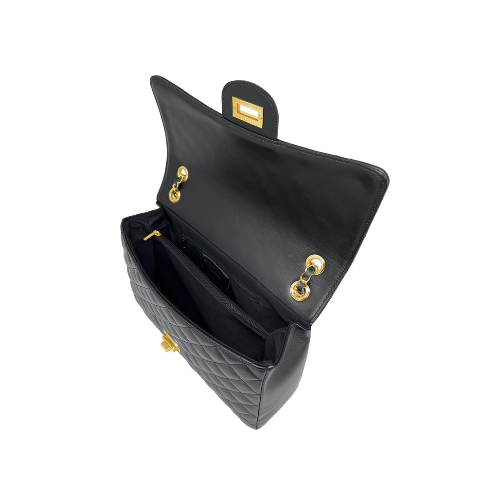 Borsa Donna a Spalla Fucsia, in Vera Pelle, Made In Italy, Vivienne