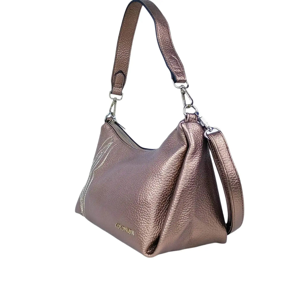 Borsa Coconuda con Perline - Tracolla Elegante Artigianale - Stile Donna Bags