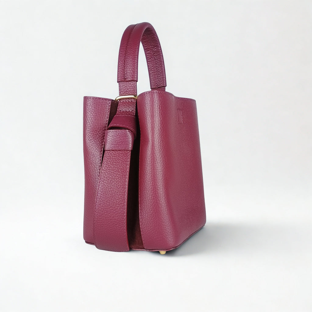 Borsa Secchiello in Vera Pelle MS-3265 - Eleganza Italiana