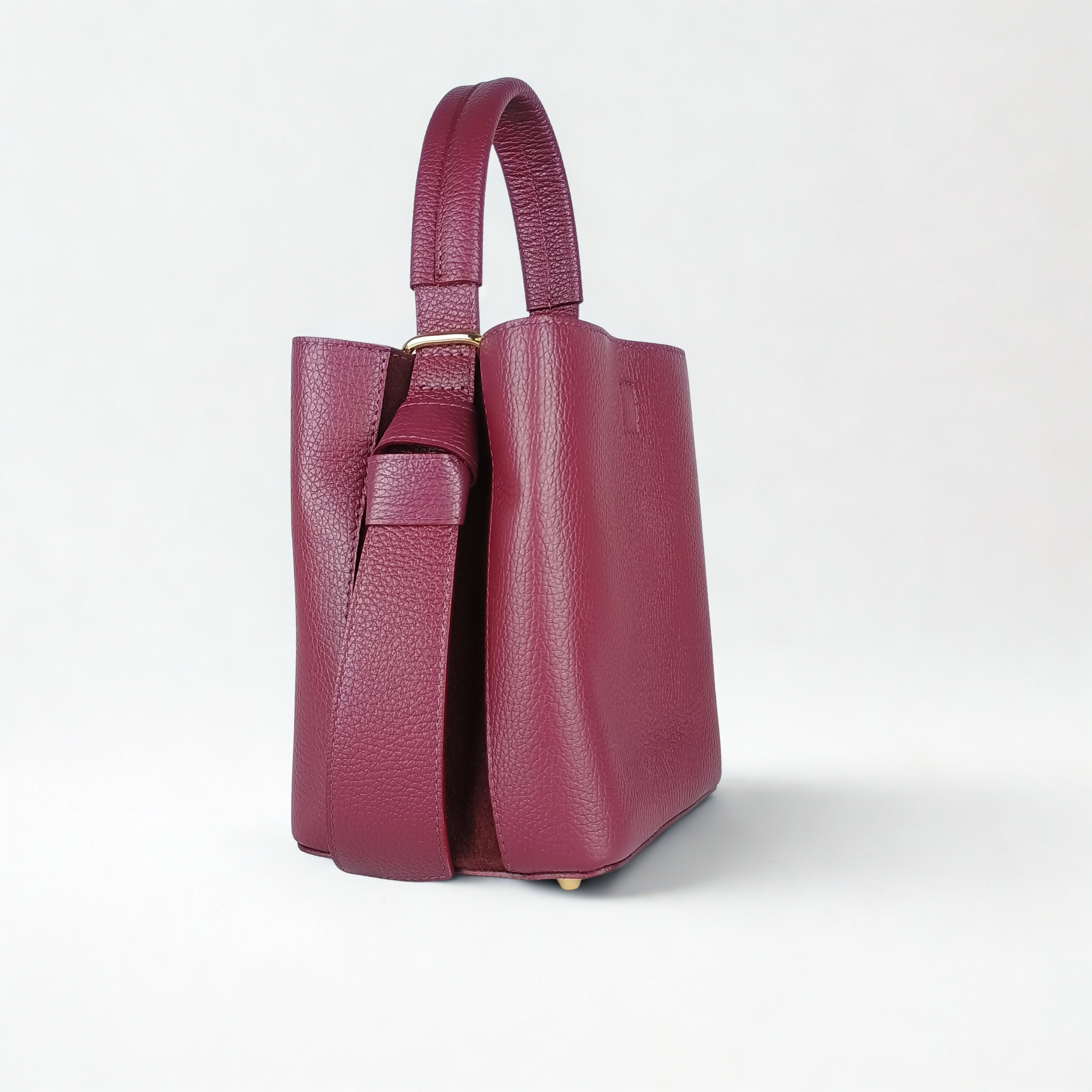 Borsa Secchiello in Vera Pelle MS-3265 - Eleganza Italiana