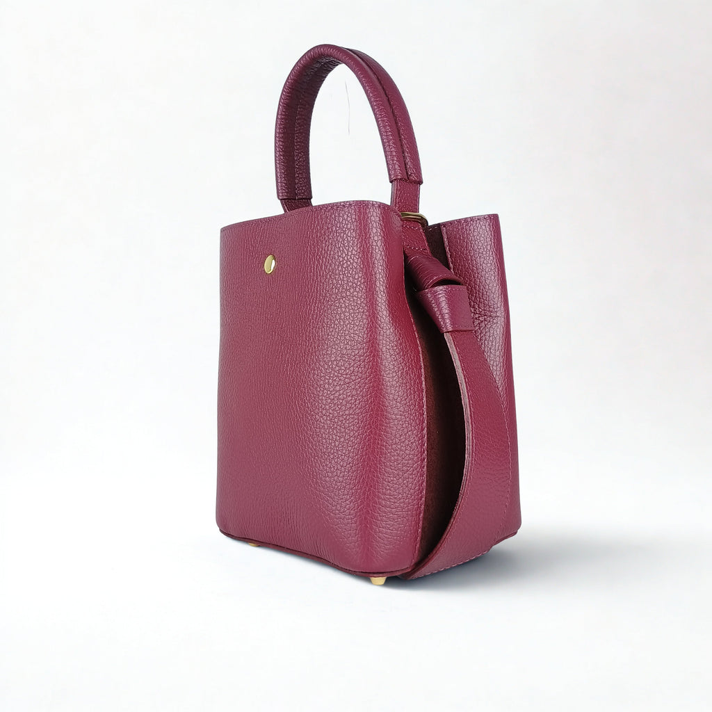 Borsa Secchiello in Vera Pelle MS-3265 - Eleganza Italiana