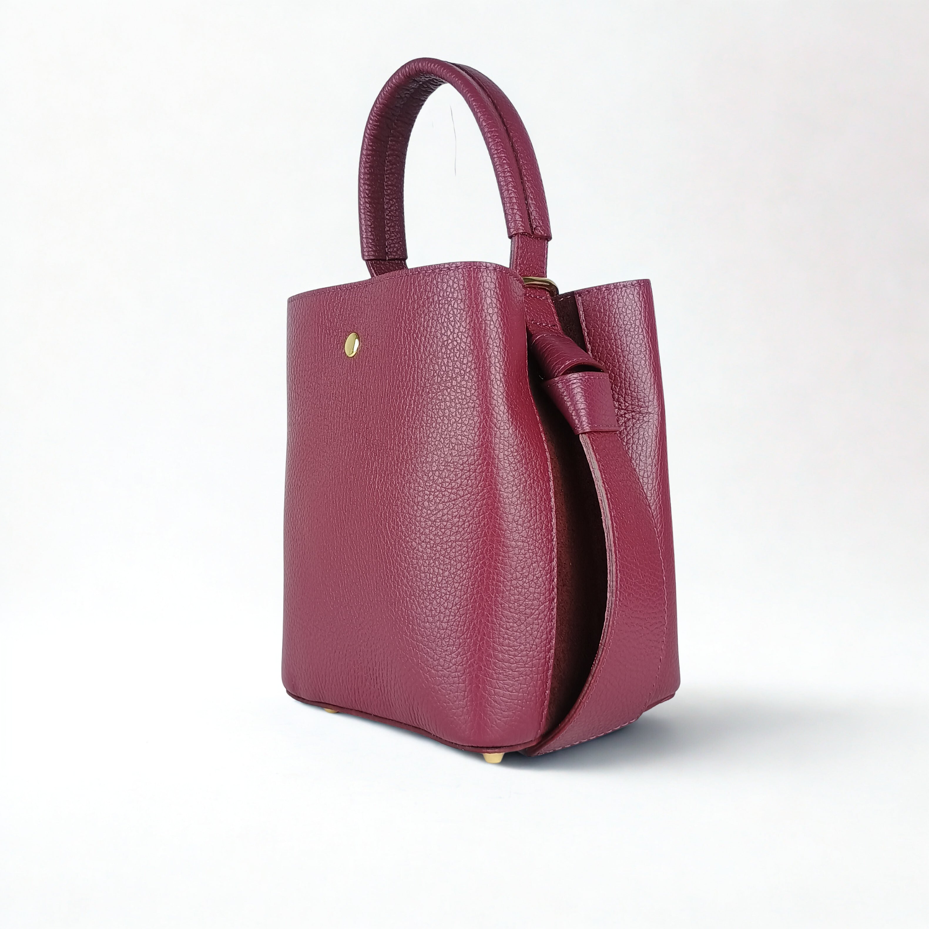 Borsa Secchiello in Vera Pelle MS-3265 - Eleganza Italiana