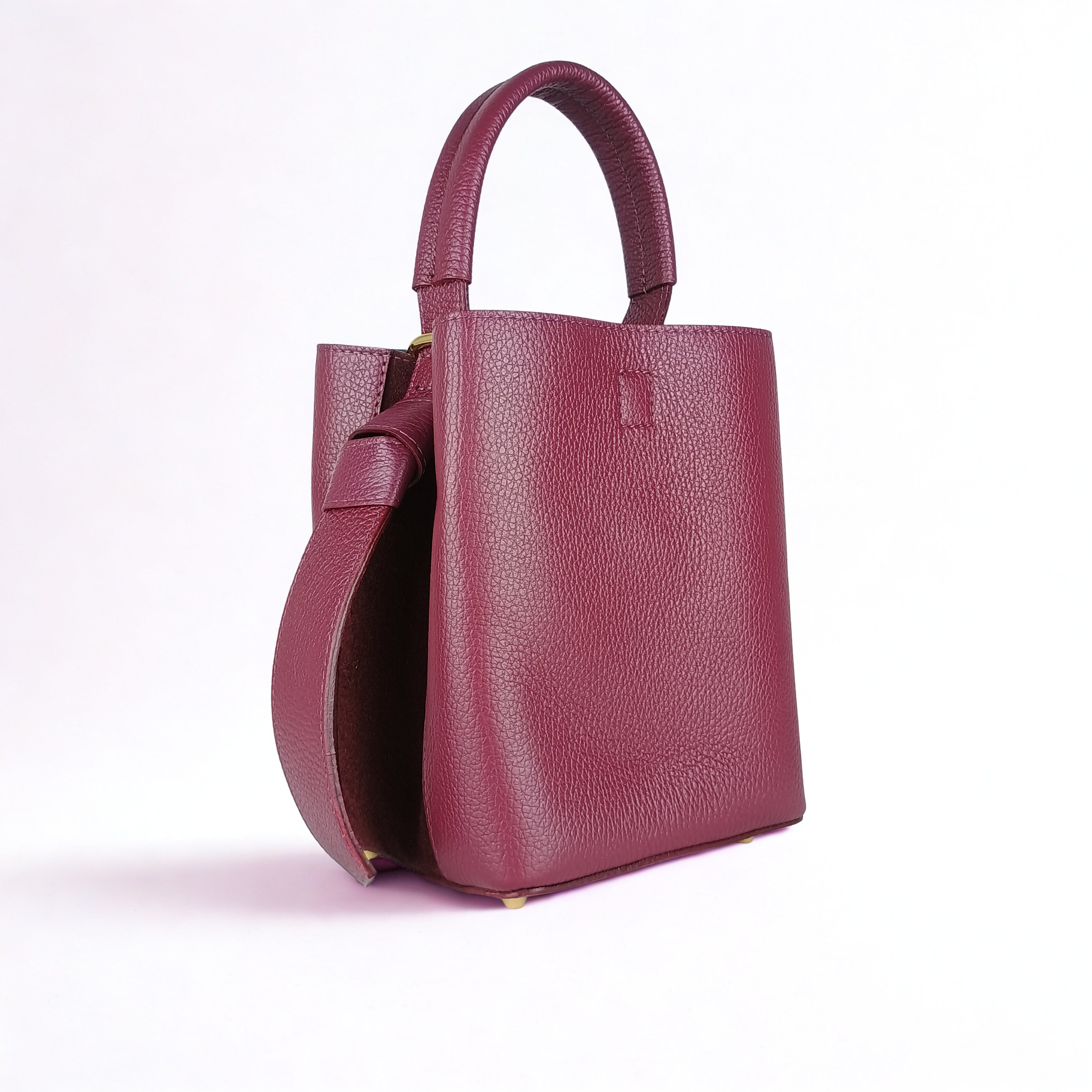 Borsa Secchiello in Vera Pelle MS-3265 - Eleganza Italiana