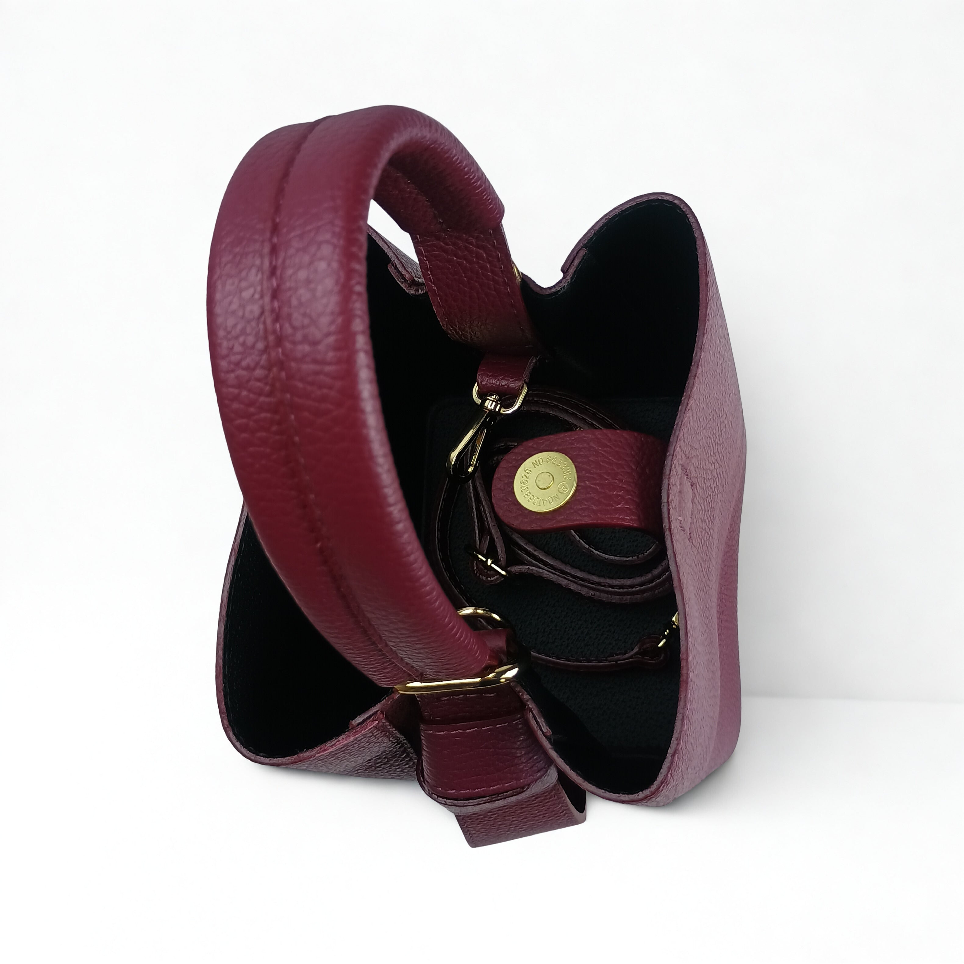 Borsa Secchiello in Vera Pelle MS-3265 - Eleganza Italiana