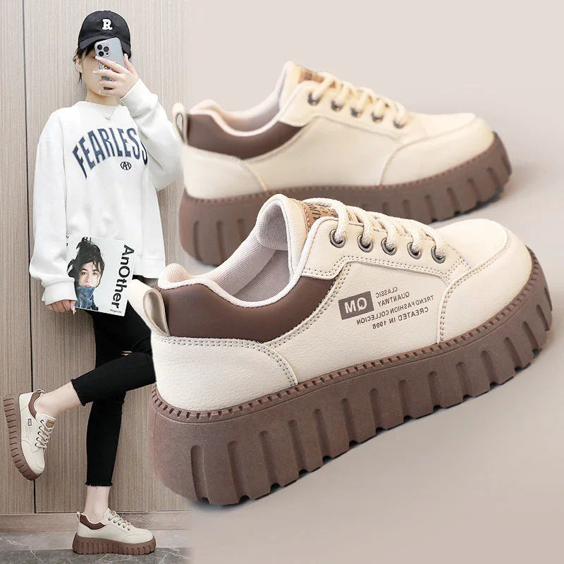 Spring And Summer Hight Increasing Board Shoes Platform Shoes - VAleG