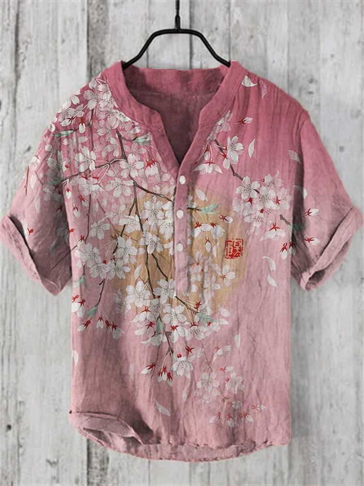 Plus Size Digital Printing Men's Short Sleeve - VAleG