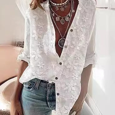 Ethnic Style Fashion Personalized Women's Shirt VAleG