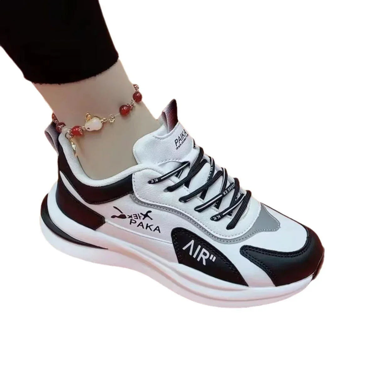 Women's Leather Breathable Soft Bottom Casual Shoes - VAleG