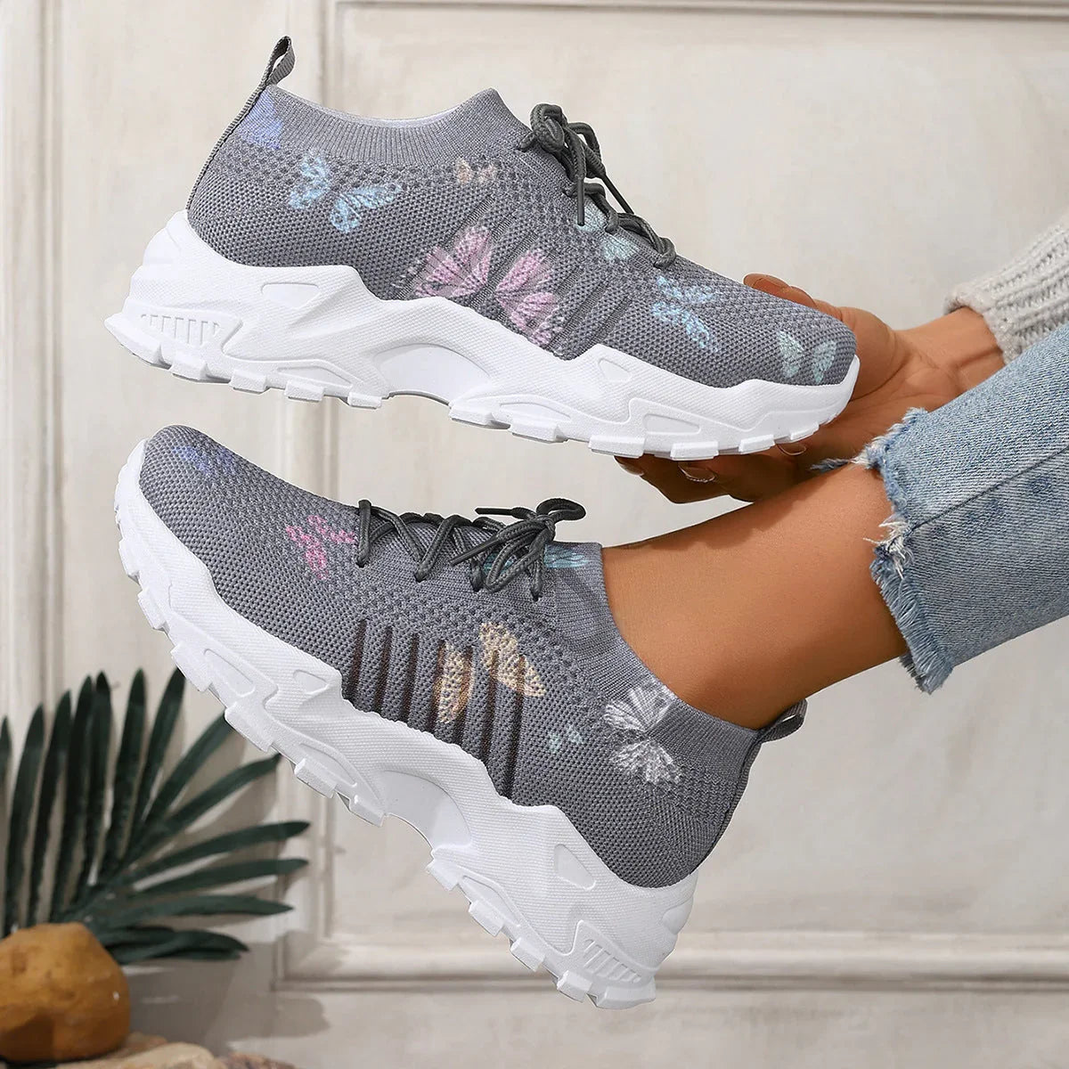 Flying Woven Shoes All-match Non-slip Wear-resistant Sneakers - VAleG