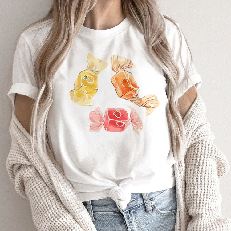 Fashion Personalized T-shirt Women's Short Sleeve - VAleG