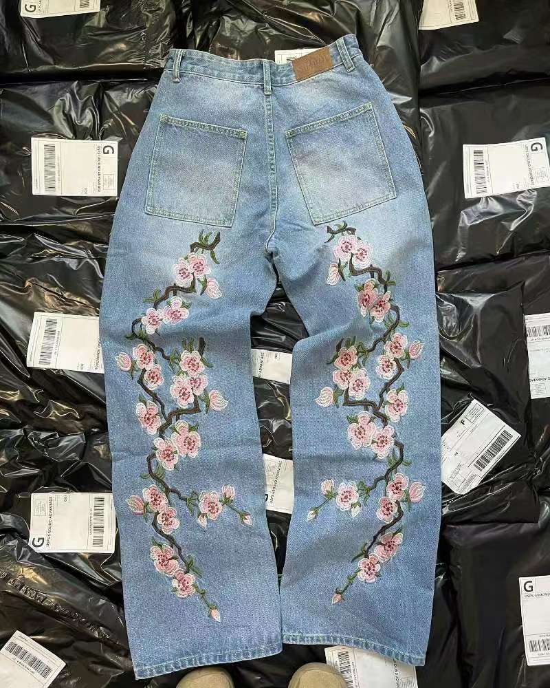 American Retro Washed Summer New Casual Loose Trousers - VAleG