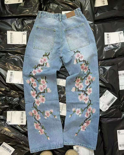 American Retro Washed Summer New Casual Loose Trousers - VAleG