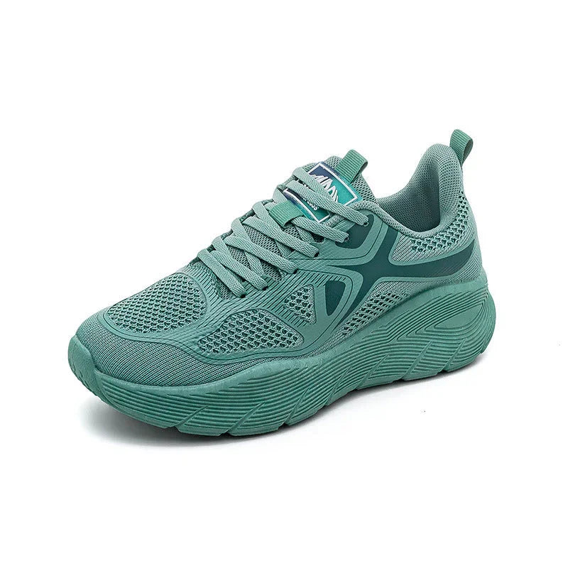 Rubber Cloth Men's And Women's Breathable Running Shoes - VAleG