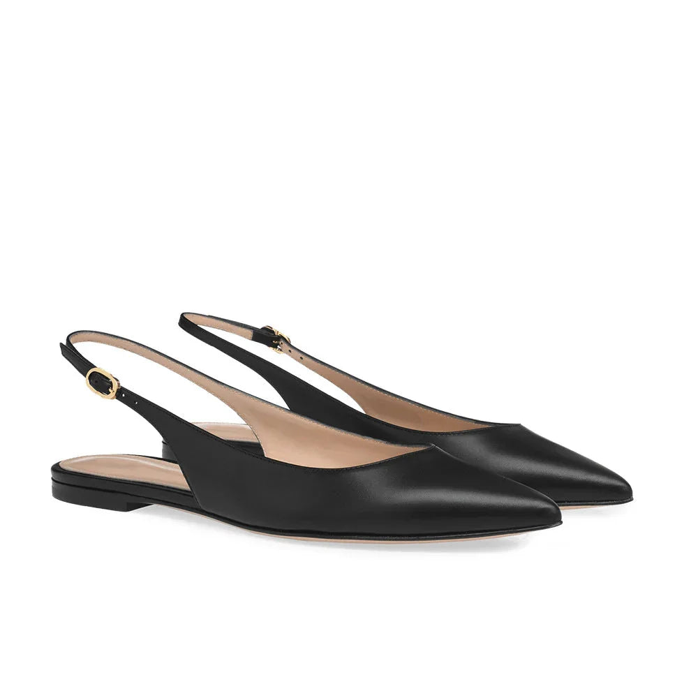 Pointed Flat Bottom Stylish Casual Shoes - VAleG