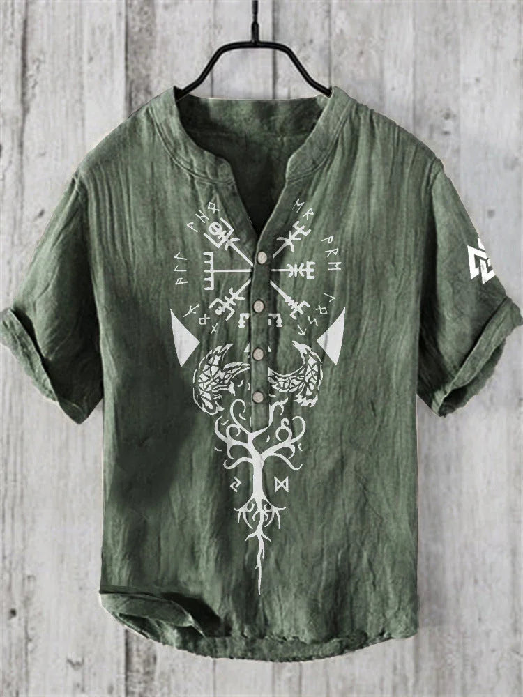 Plus Size Digital Printing Men's Short Sleeve - VAleG