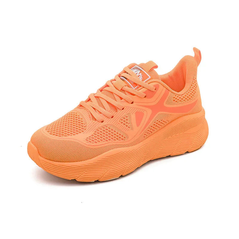 Rubber Cloth Men's And Women's Breathable Running Shoes - VAleG