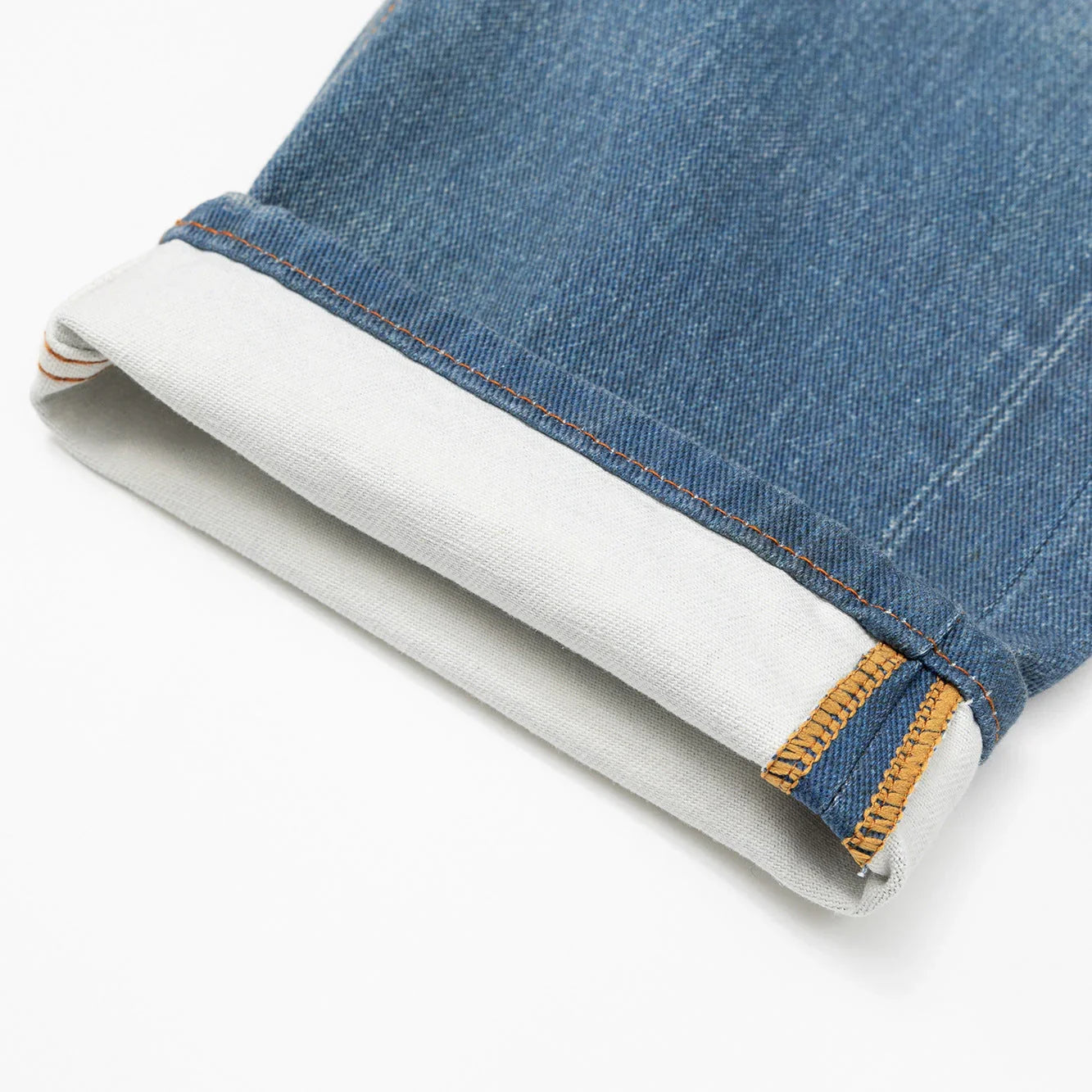 Digital Direct Injection Printing Vintage Washed Distressed Straight Jeans - VAleG