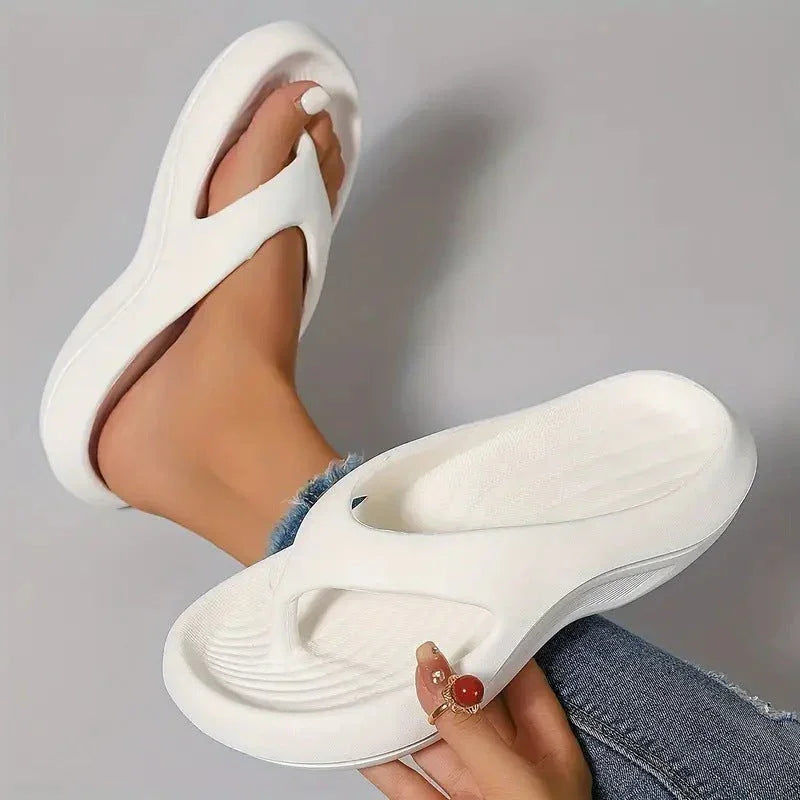 Women's Thick-soled Flip-flops Non-slip Non-stinky Slippers - VAleG