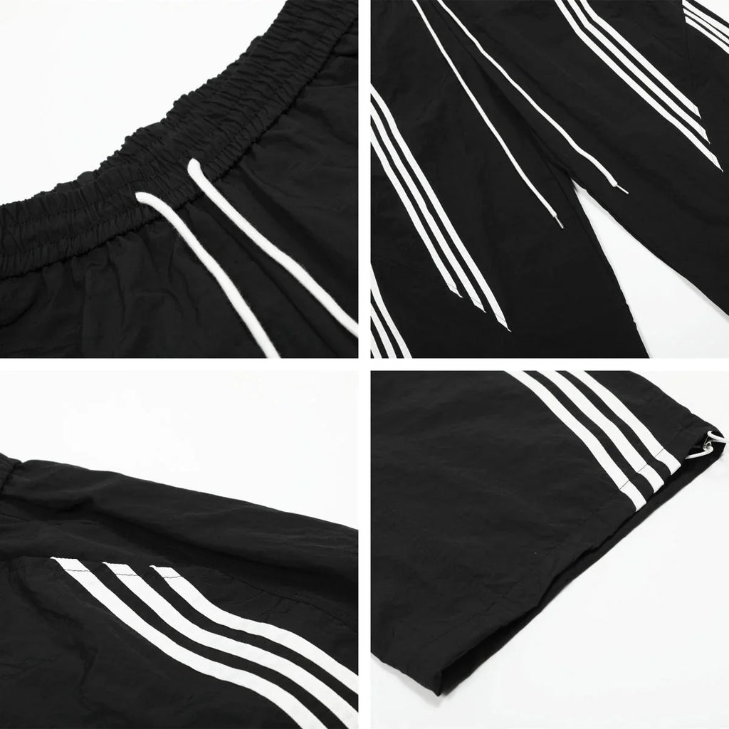 Contrast Color Casual Trousers Men's And Women's Same Loose Sports - VAleG