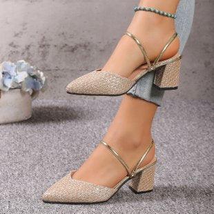 Women's Fashion New High Heel Sandals - VAleG