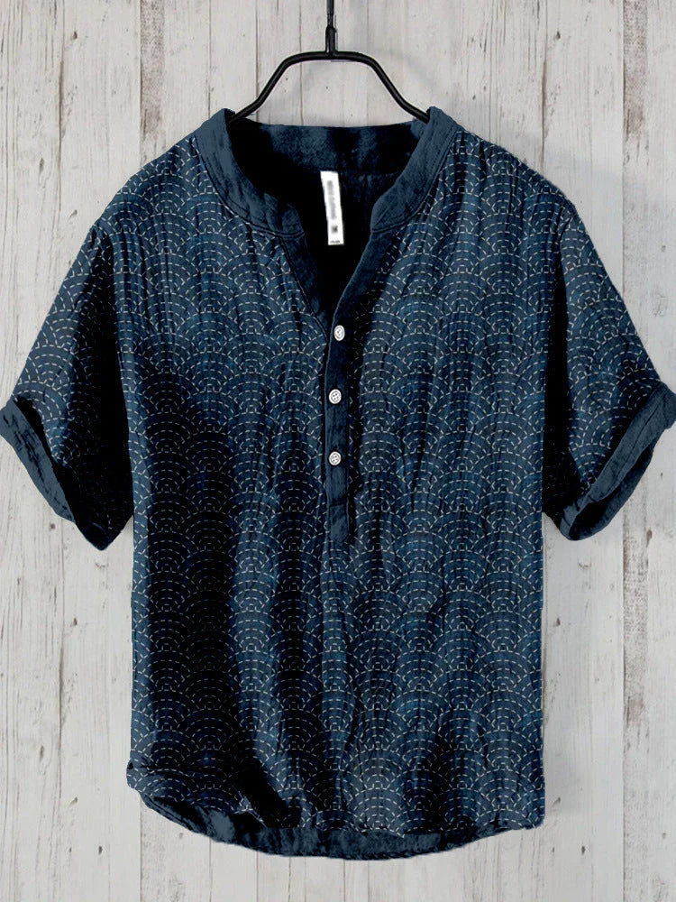 Plus Size Digital Printing Men's Short Sleeve - VAleG
