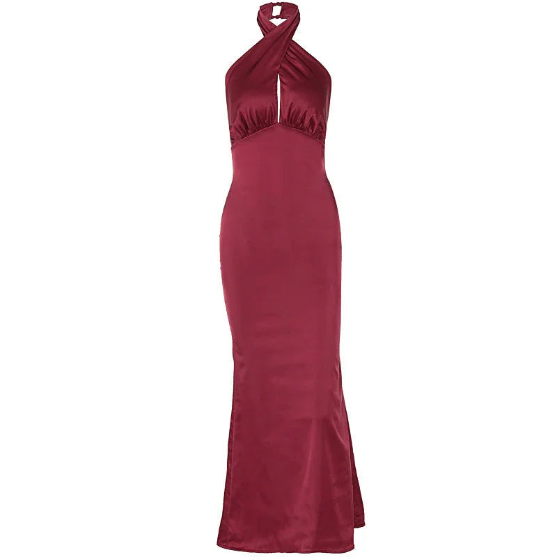 Summer Fashion Elegant Backless Sleeveless Dress - VAleG